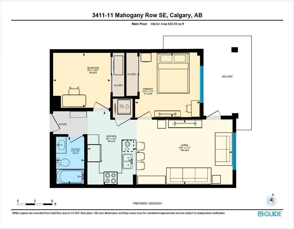 MLS® A2247604 - Unit #3411 11 Mahogany Row SE in Mahogany Calgary, Residential