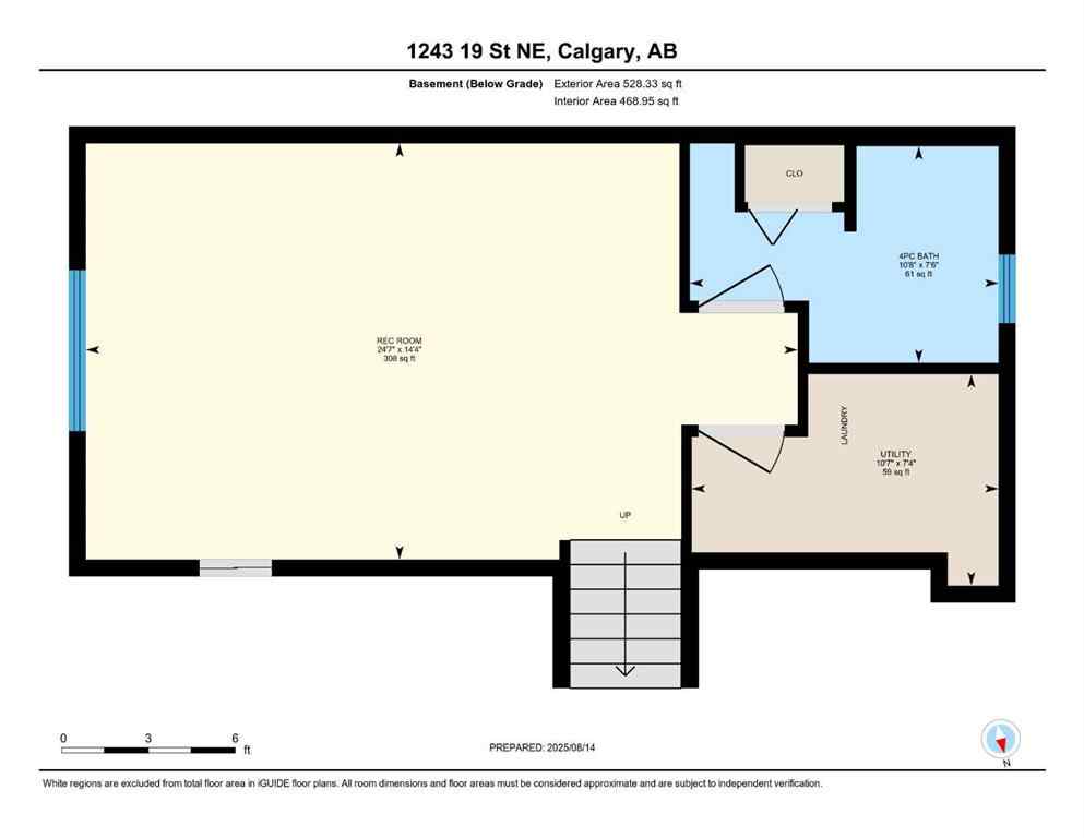 MLS® A2247634 - 1243 19 Street NE in Mayland Heights Calgary, Residential