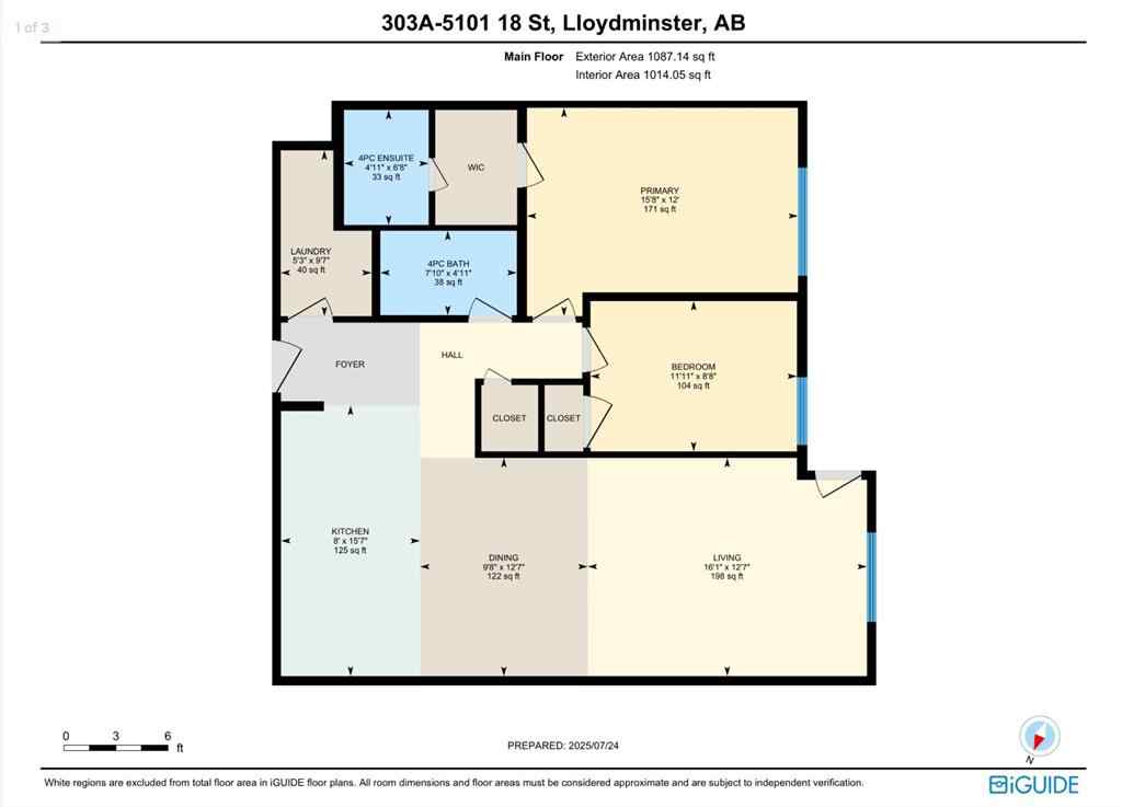 MLS® A2247635 - Unit #303B 5101 18th Street  in College Park Lloydminster, Residential