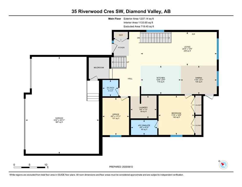 MLS® A2247636 - 135 Riverwood Crescent SW in Riverwood Diamond Valley, Residential