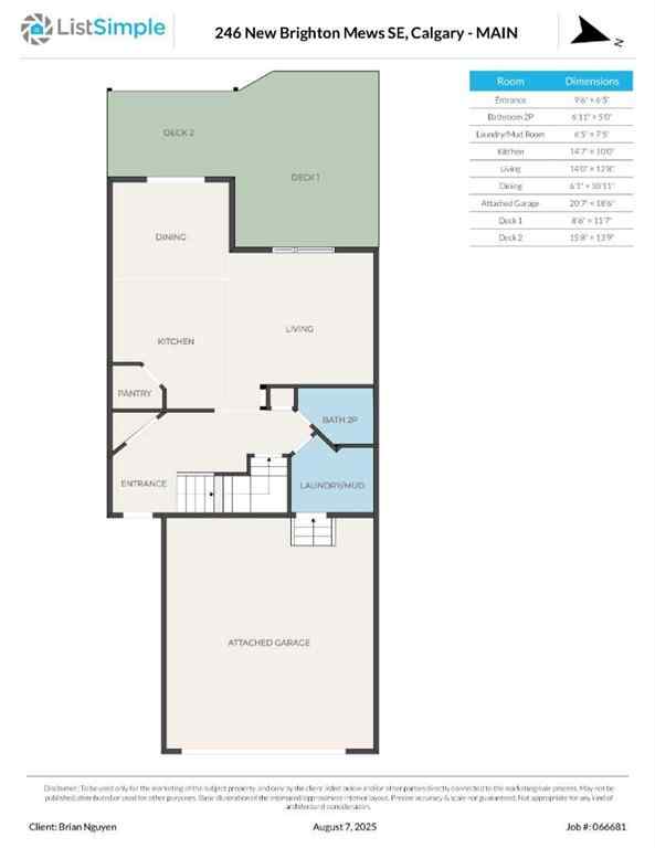 MLS® A2247778 - 246 New Brighton Mews SE in New Brighton Calgary, Residential