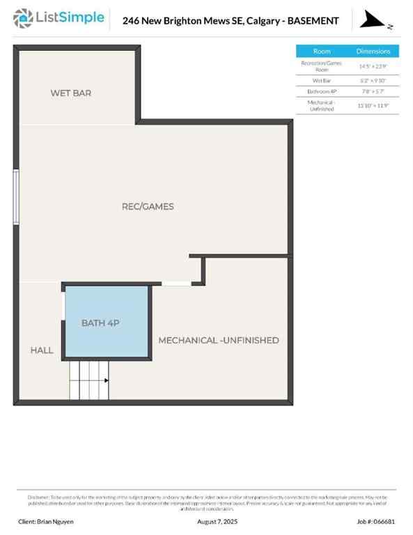 MLS® A2247778 - 246 New Brighton Mews SE in New Brighton Calgary, Residential