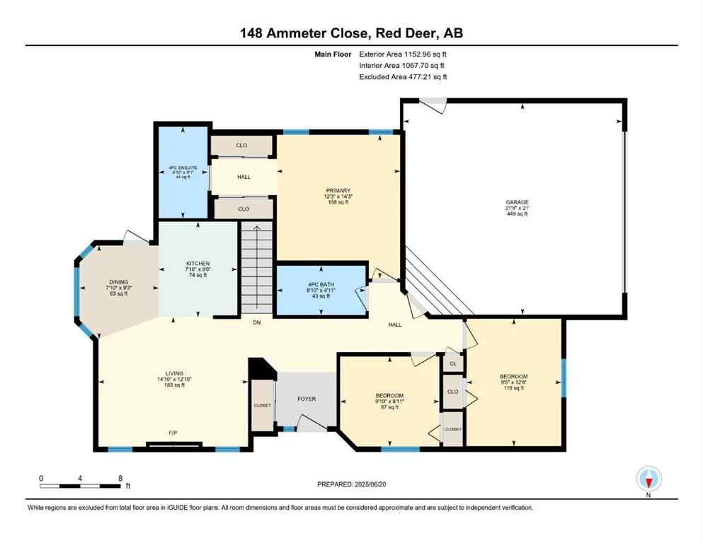 MLS® A2247789 - 148 Ammeter Close  in Aspen Ridge Red Deer, Residential