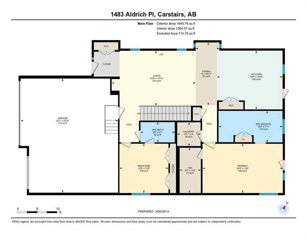 MLS® A2247799 - 1483 Aldrich Place  in NONE Carstairs, Residential