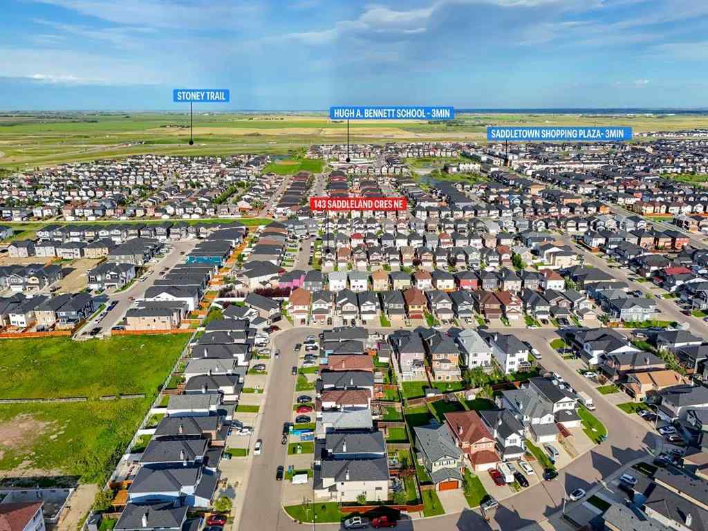 MLS® A2247821 - 143 Saddleland Crescent NE in Saddle Ridge Calgary, Residential