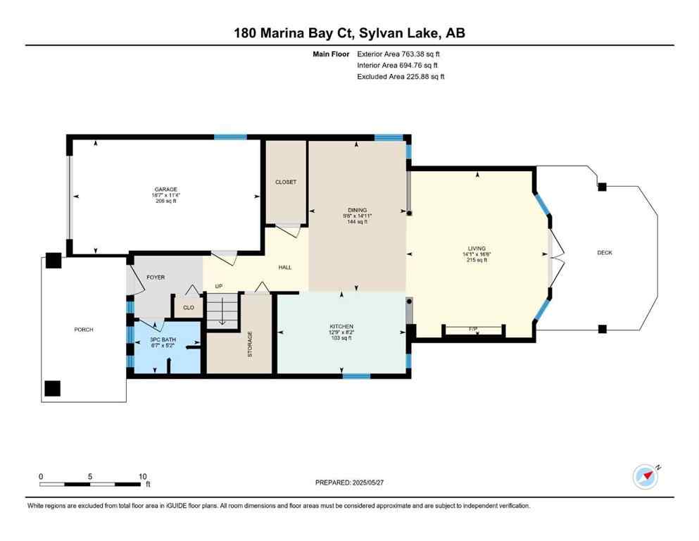 MLS® A2247824 - 180 Marina Bay Court  in Marina Bay Sylvan Lake, Residential