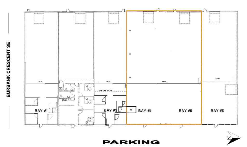 MLS® A2247851 - Unit #Bay #4 & #5 5608 Burbank Crescent SE in Burns Industrial Calgary, Commercial