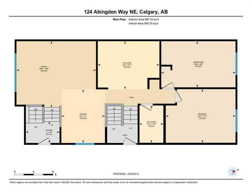 MLS® A2247948 - 124 Abingdon Way NE in Abbeydale Calgary, Residential
