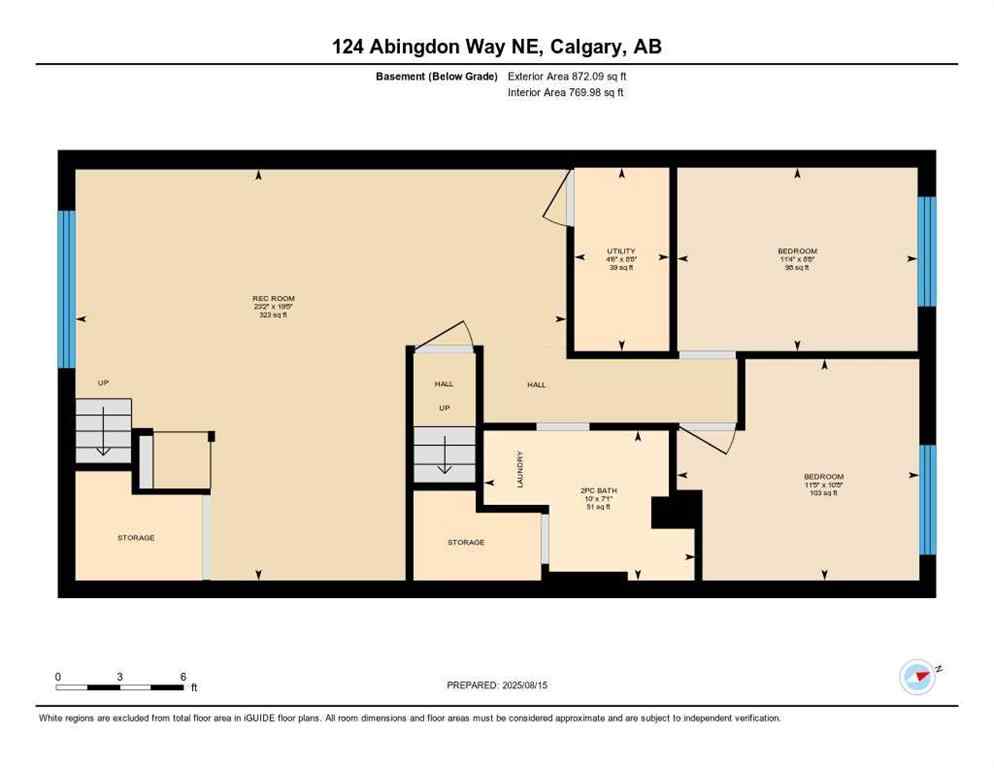 MLS® A2247948 - 124 Abingdon Way NE in Abbeydale Calgary, Residential