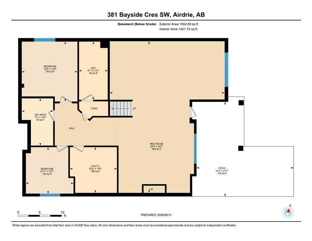MLS® A2248022 - 381 Bayside Crescent  in Bayside Airdrie, Residential