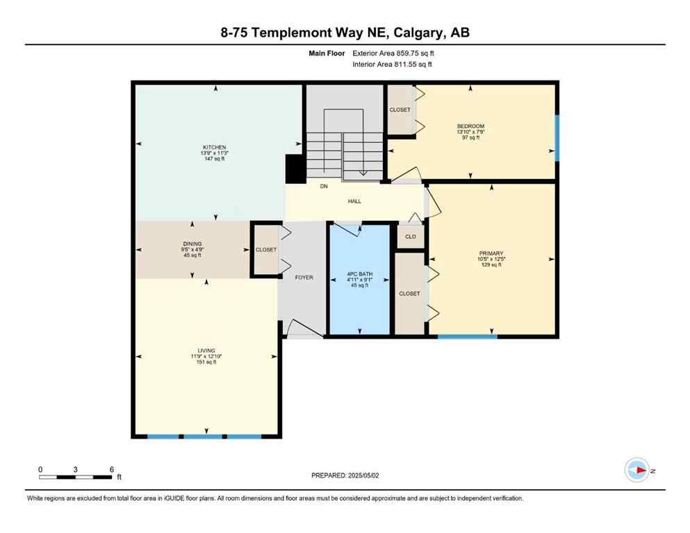 MLS® A2248065 - Unit #8 75 Templemont Way NE in Temple Calgary, Residential
