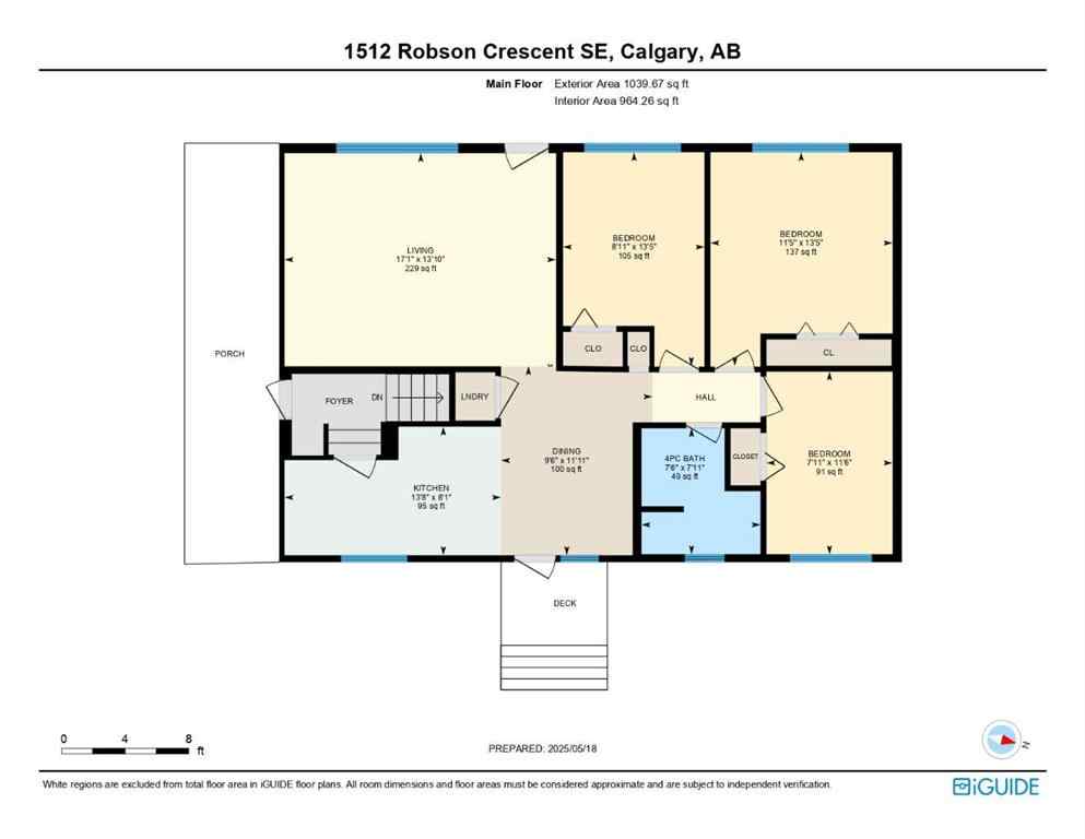 MLS® A2248079 - 1512 Robson Crescent SE in Albert Park/Radisson Heights Calgary, Residential