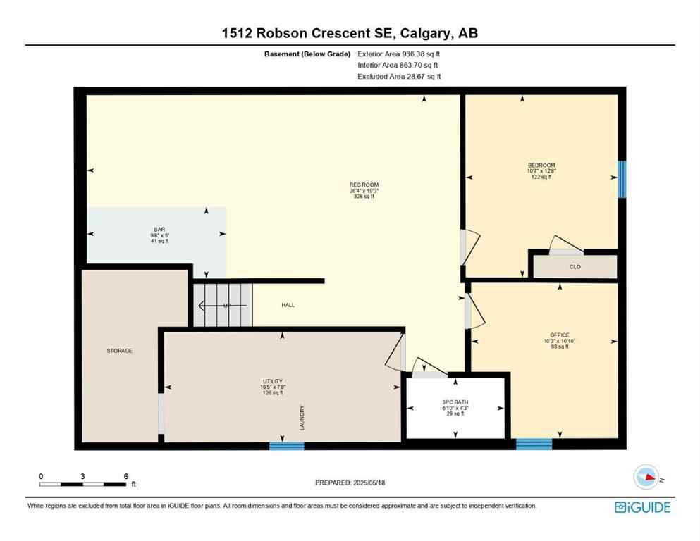 MLS® A2248079 - 1512 Robson Crescent SE in Albert Park/Radisson Heights Calgary, Residential