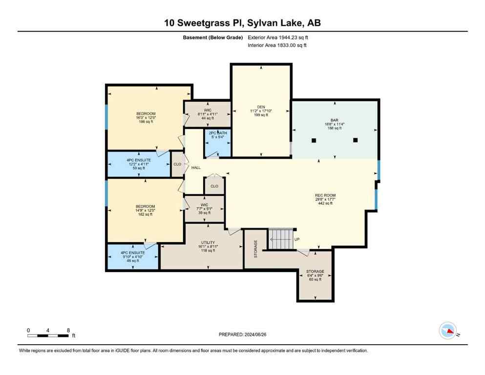 MLS® A2248120 - 10 Sweetgrass Place  in Sixty West Sylvan Lake, Residential