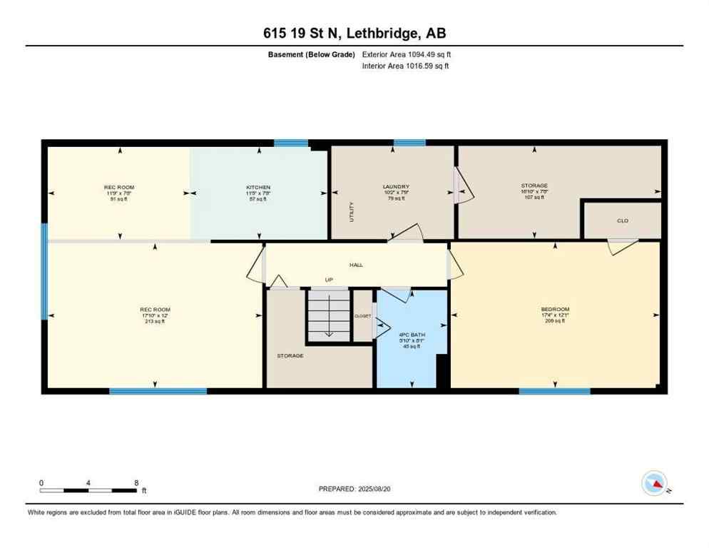 MLS® A2248220 - 615 19 Street N in Westminster Lethbridge, Residential