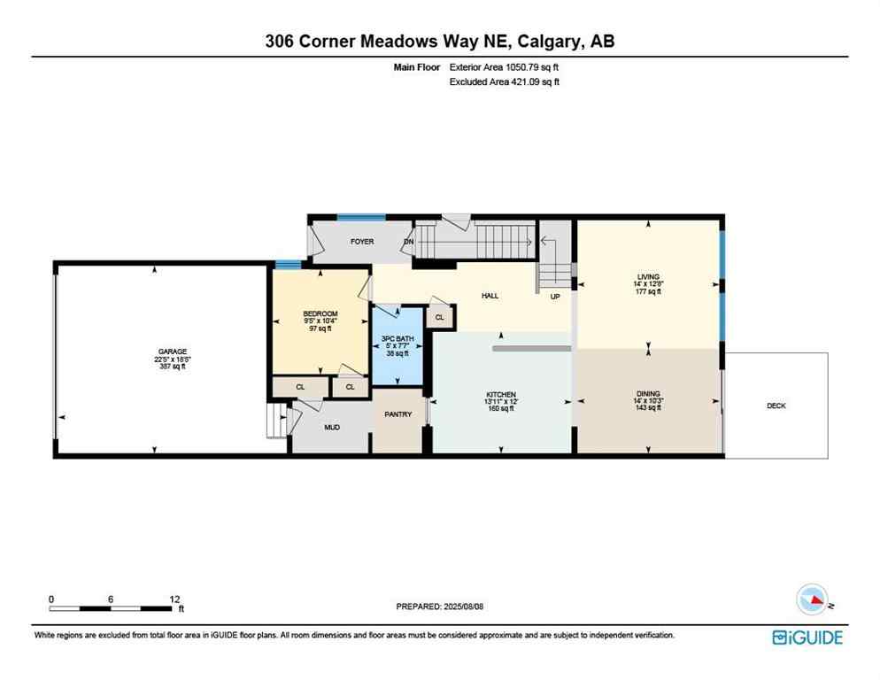 MLS® A2248246 - 306 Corner Meadows Way NE in Cornerstone Calgary, Residential