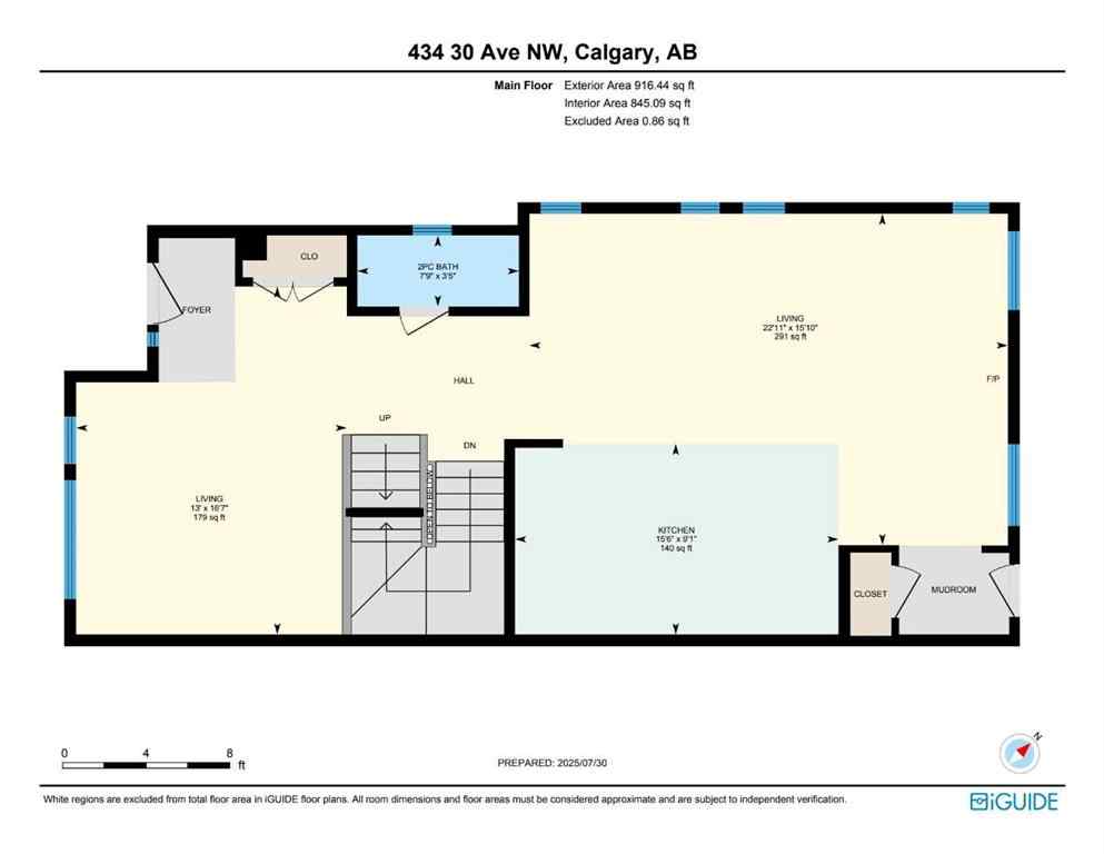 MLS® A2248288 - 434 30 Avenue NW in Mount Pleasant Calgary, Residential