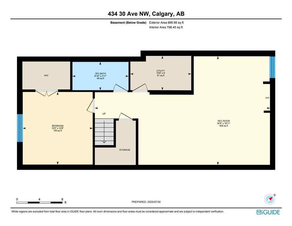 MLS® A2248288 - 434 30 Avenue NW in Mount Pleasant Calgary, Residential