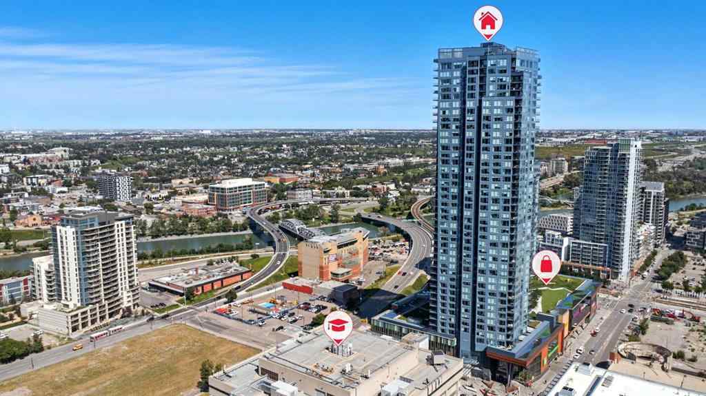MLS® A2248460 - Unit #1407 530 3 Street SE in Downtown East Village Calgary, Residential