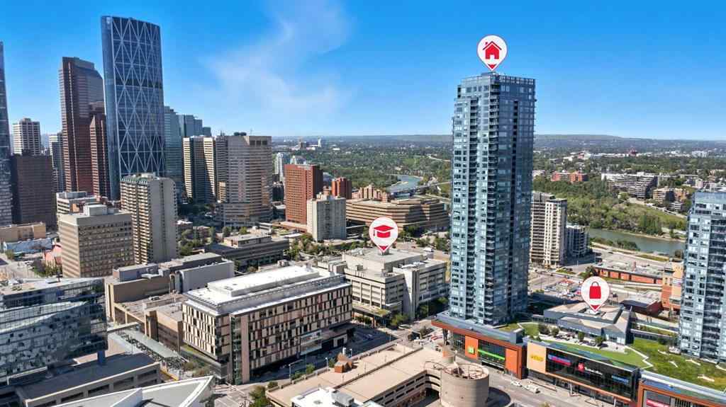 MLS® A2248460 - Unit #1407 530 3 Street SE in Downtown East Village Calgary, Residential