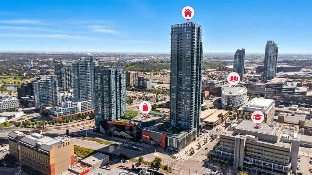 MLS® A2248460 - Unit #1407 530 3 Street SE in Downtown East Village Calgary, Residential