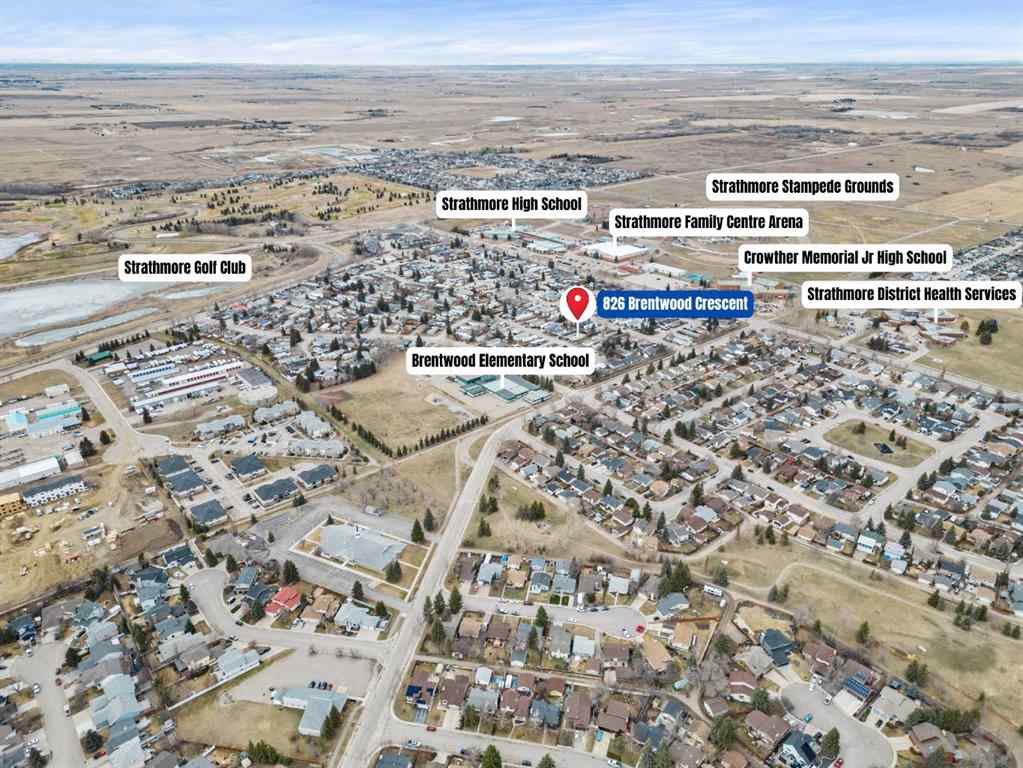 MLS® A2248510 - 826 Brentwood Crescent  in Brentwood_Strathmore Strathmore, Residential