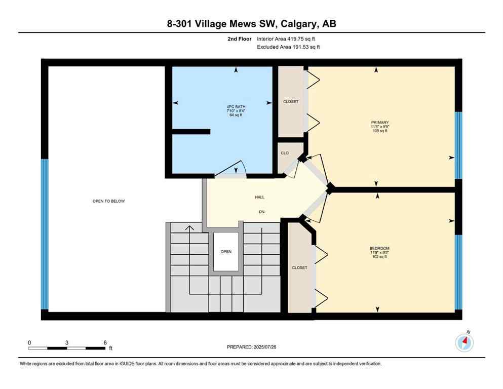 MLS® A2248553 - Unit #8 301 Village Mews SW in Patterson Calgary, Residential