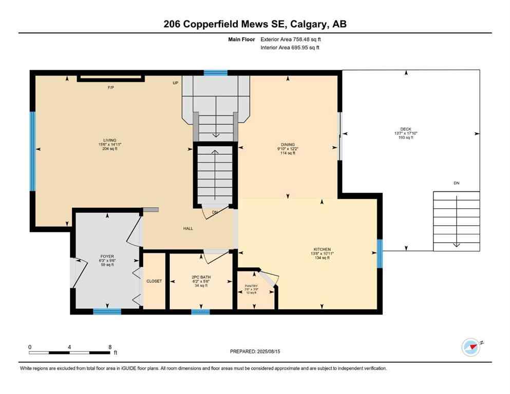 MLS® A2248560 - 206 Copperfield Mews SE in Copperfield Calgary, Residential