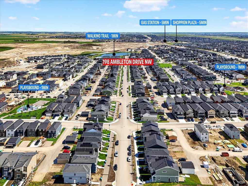MLS® A2248633 - 198 Ambleton Drive NW in Moraine Calgary, Residential