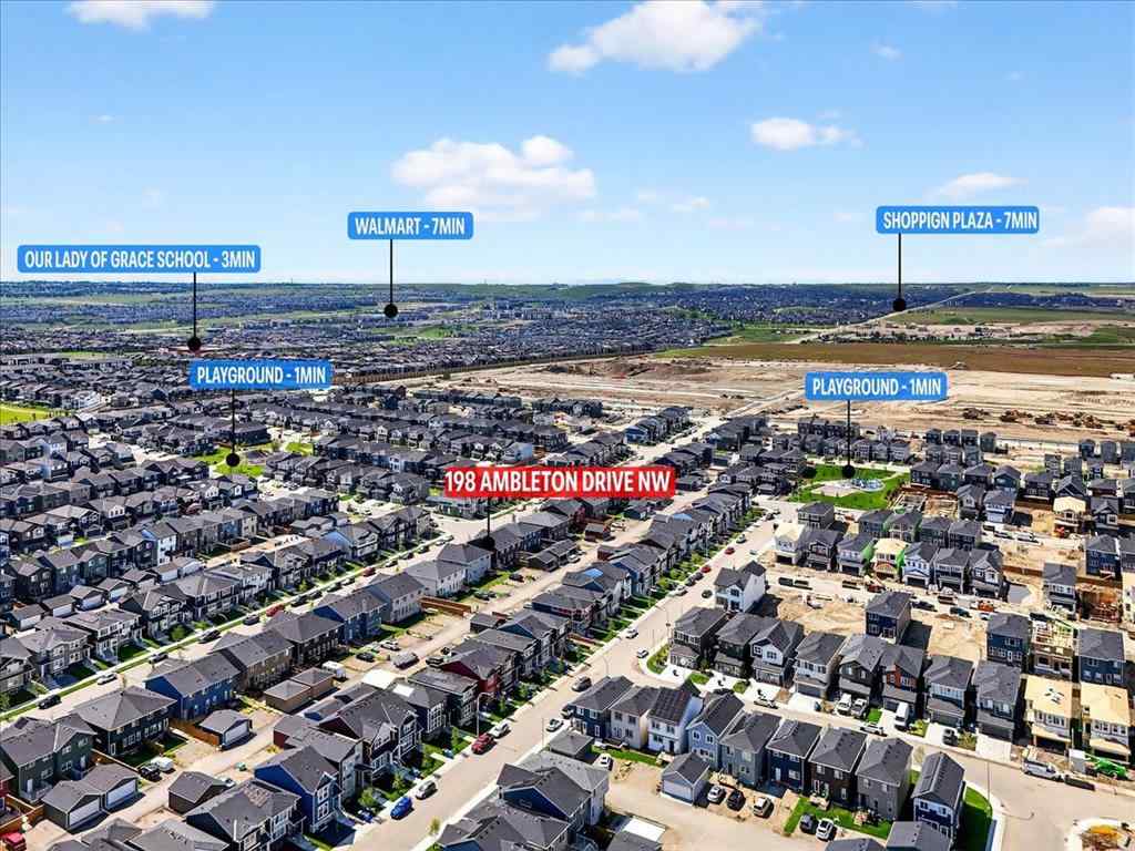 MLS® A2248633 - 198 Ambleton Drive NW in Moraine Calgary, Residential