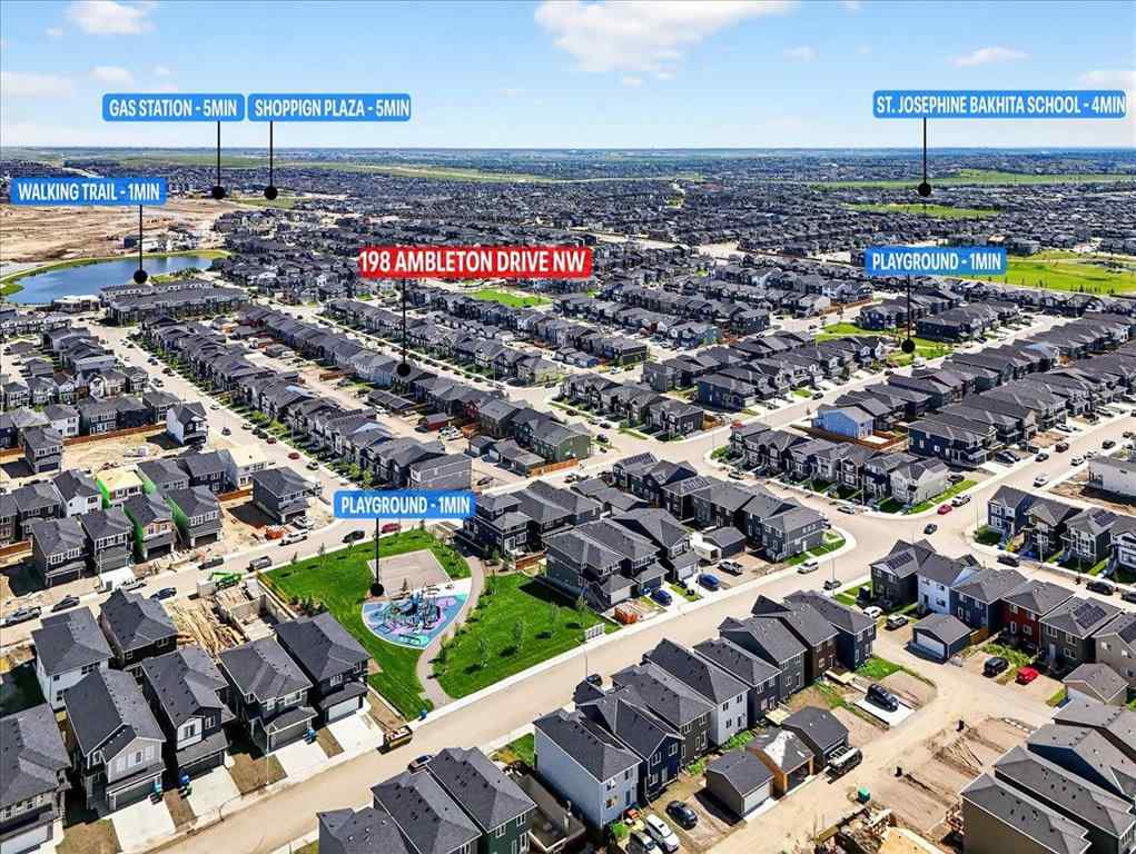 MLS® A2248633 - 198 Ambleton Drive NW in Moraine Calgary, Residential
