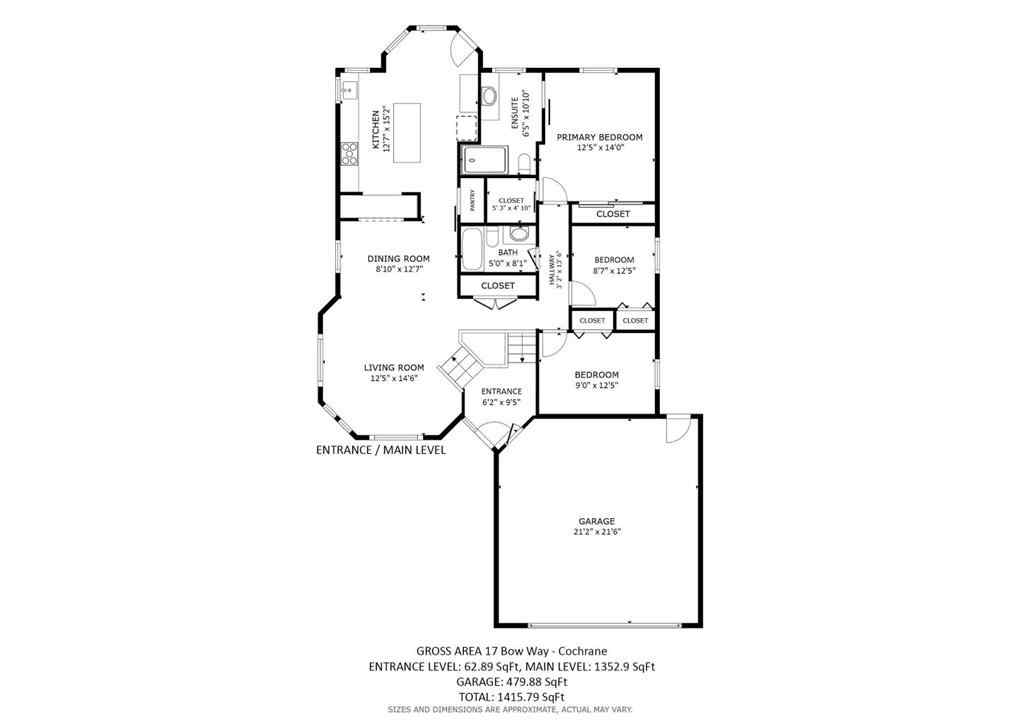MLS® A2248640 - 17 Bow Way  in Bow Meadows Cochrane, Residential