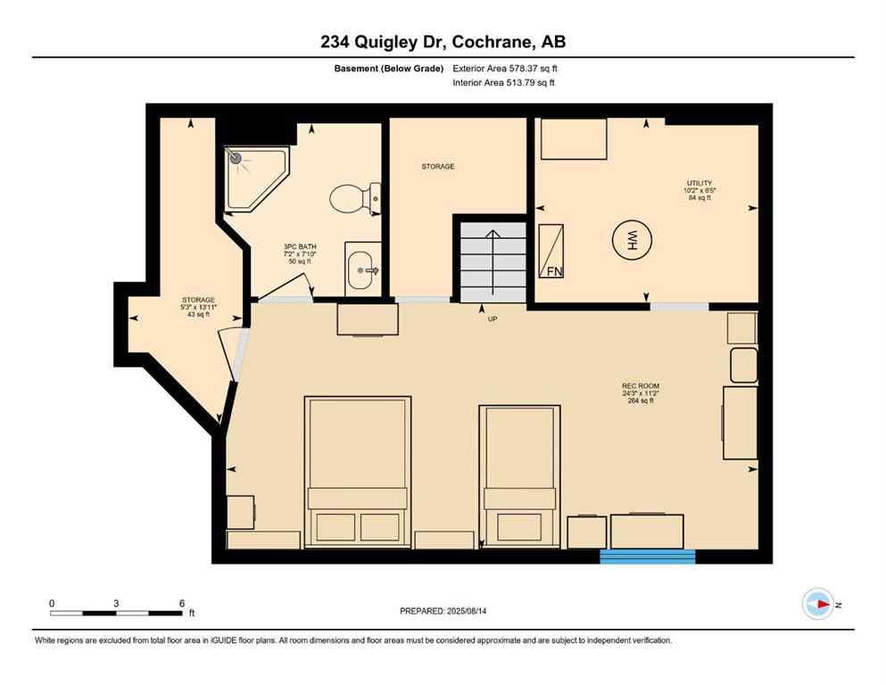 MLS® A2248776 - 234 Quigley Drive  in West Terrace Cochrane, Residential