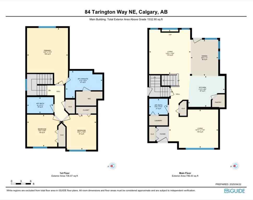 MLS® A2248793 - 84 Tarington Way NE in Taradale Calgary, Residential