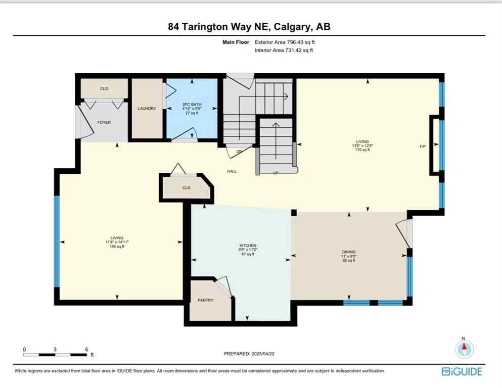 MLS® A2248793 - 84 Tarington Way NE in Taradale Calgary, Residential