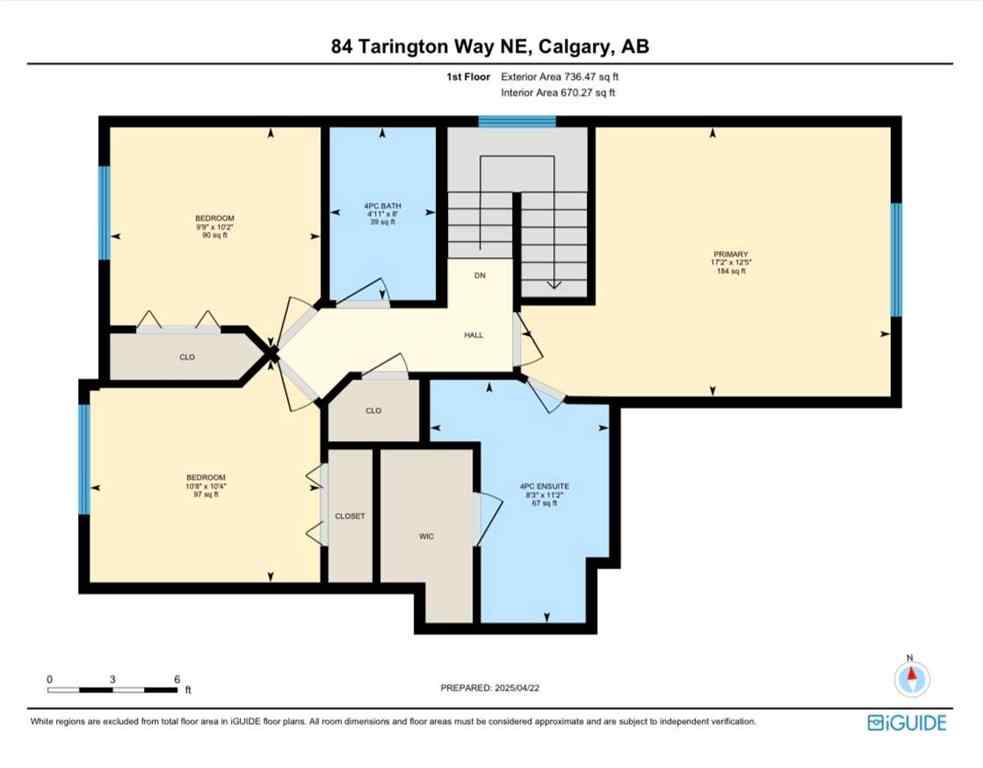 MLS® A2248793 - 84 Tarington Way NE in Taradale Calgary, Residential