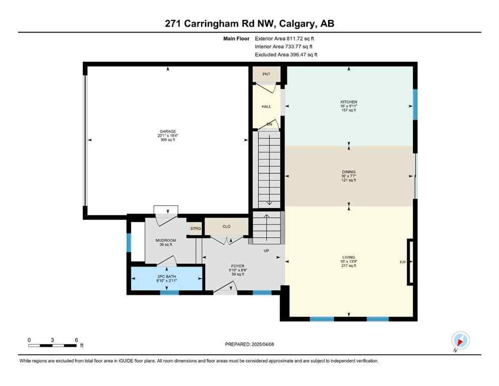 MLS® A2248894 - 271 Carringham Road NW in Carrington Calgary, Residential