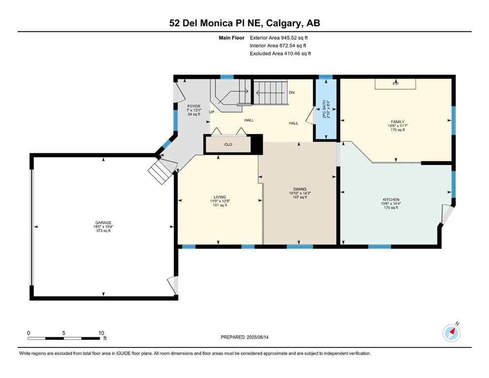 MLS® A2248921 - 52 Del Monica Place NE in Monterey Park Calgary, Residential