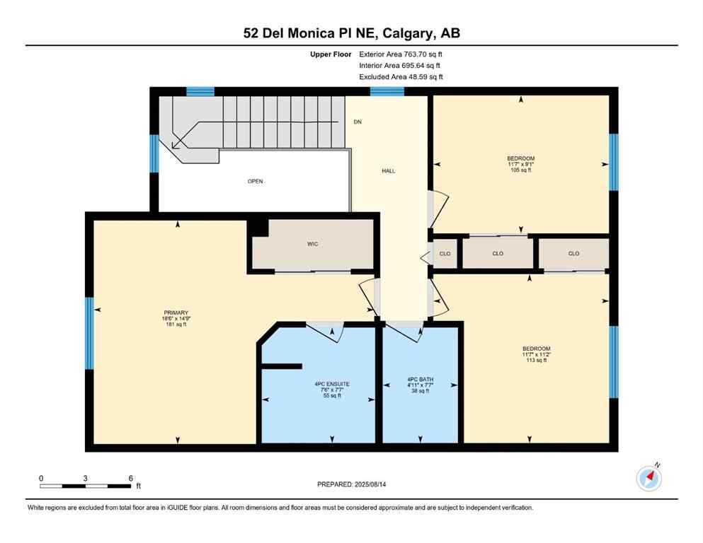 MLS® A2248921 - 52 Del Monica Place NE in Monterey Park Calgary, Residential