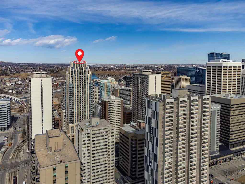 MLS® A2248981 - Unit #3303 930 6 Avenue SW in Downtown Commercial Core Calgary, Residential