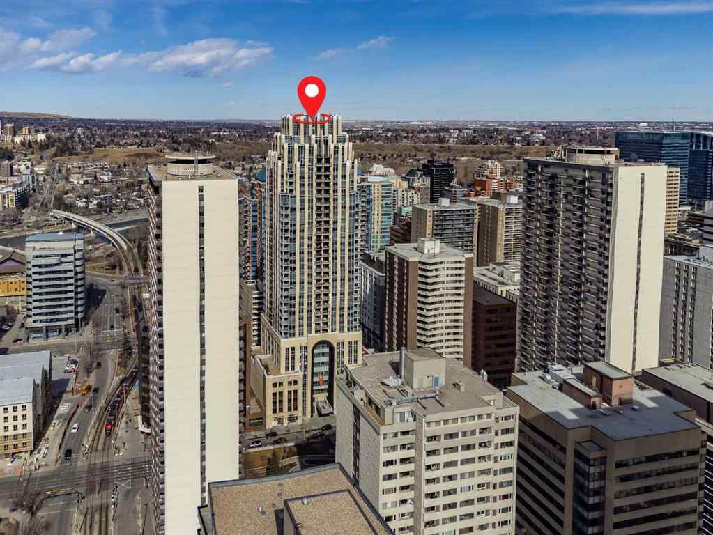 MLS® A2248981 - Unit #3303 930 6 Avenue SW in Downtown Commercial Core Calgary, Residential