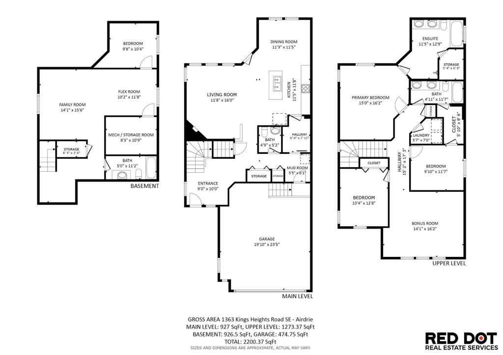 MLS® A2249287 - 1363 Kings Heights Road SE in Kings Heights Airdrie, Residential
