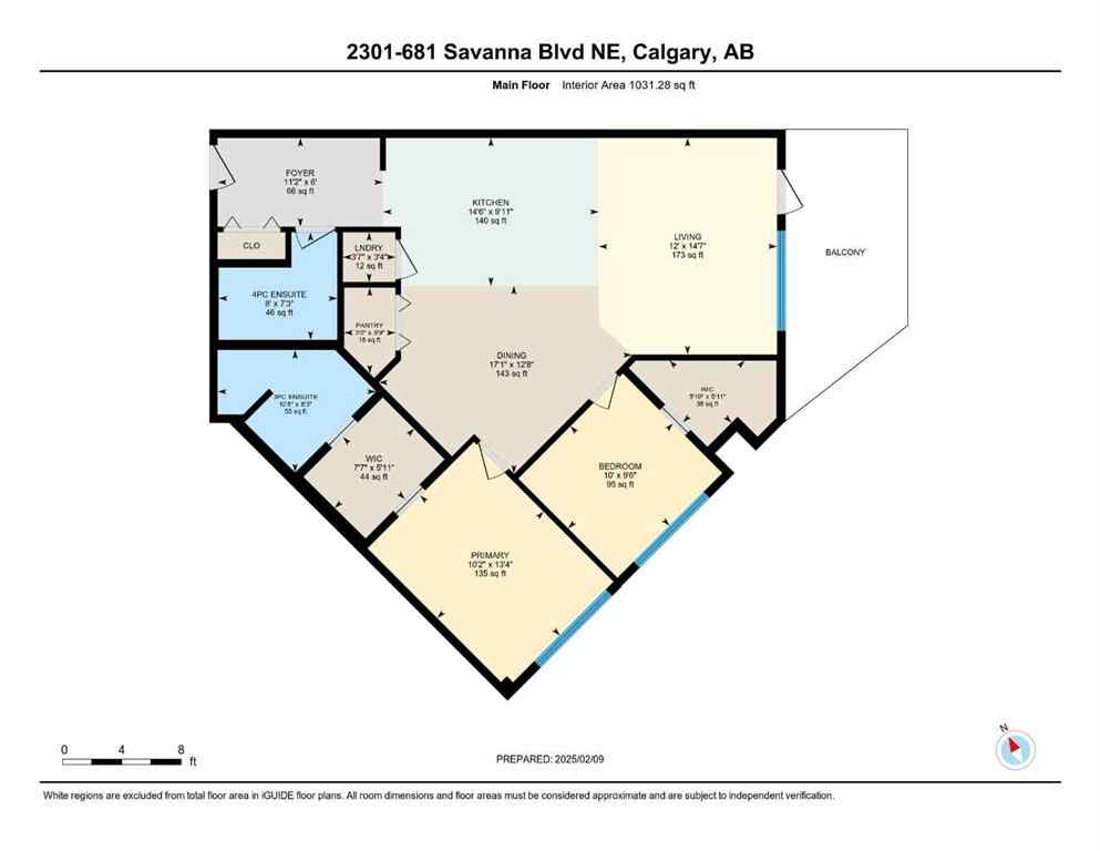 MLS® A2249352 - Unit #2301 681 Savanna Boulevard NE in Saddle Ridge Calgary, Residential