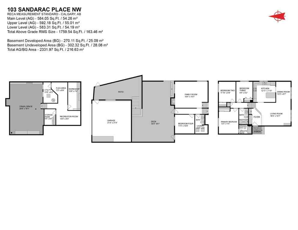 MLS® A2249395 - 103 Sandarac Place NW in Sandstone Valley Calgary, Residential