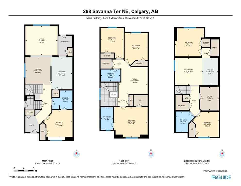 MLS® A2249474 - 268 Savanna Terrace NE in Saddle Ridge Calgary, Residential