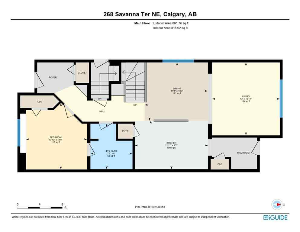 MLS® A2249474 - 268 Savanna Terrace NE in Saddle Ridge Calgary, Residential