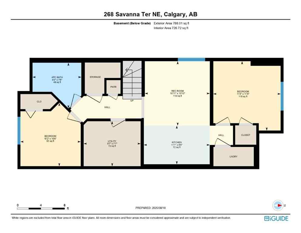MLS® A2249474 - 268 Savanna Terrace NE in Saddle Ridge Calgary, Residential