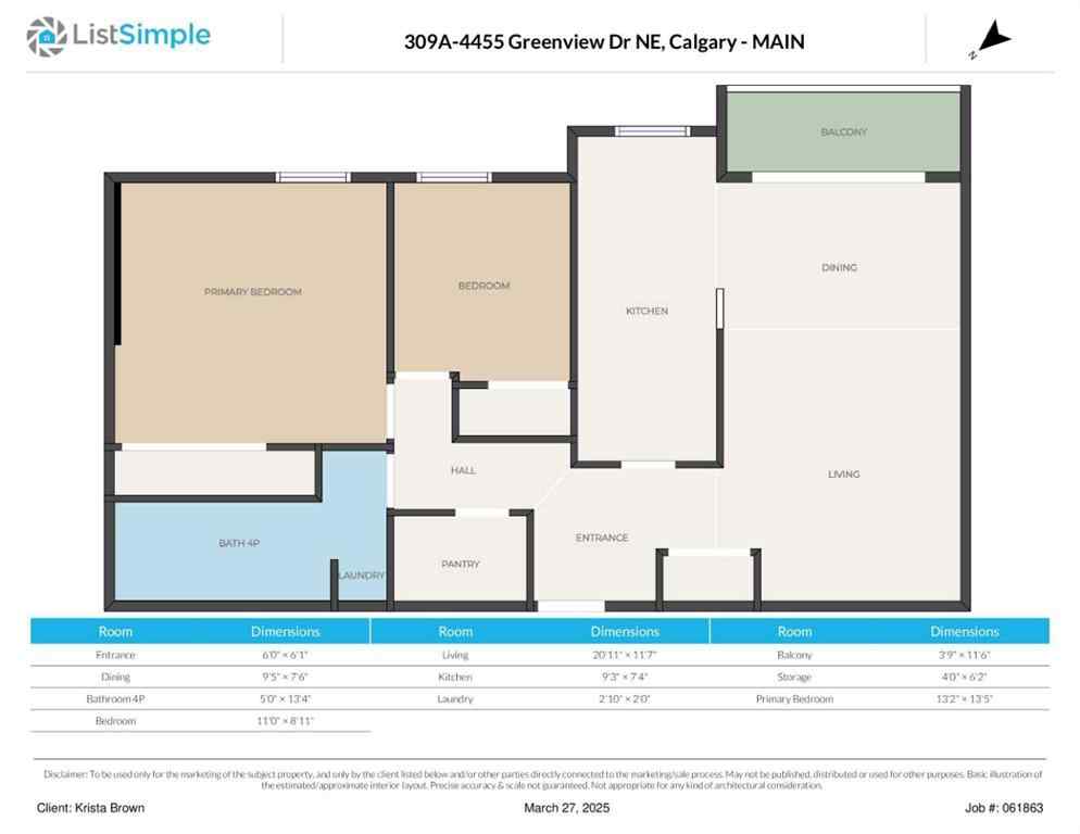 MLS® A2249500 - Unit #309 4455A Greenview Drive NE in Greenview Calgary, Residential