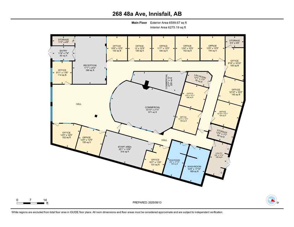 MLS® A2249596 - Unit #121 4808 50 Street  in Downtown Innisfail Innisfail, Commercial