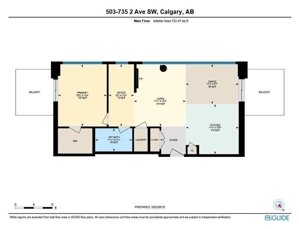MLS® A2249617 - Unit #503 735 2 Avenue SW in Eau Claire Calgary, Residential